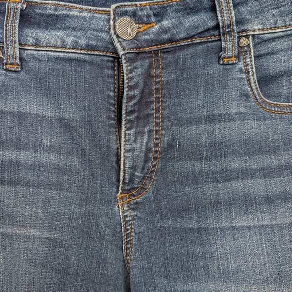 Kut from the Kloth Indigo Flare Jeans - Picture 6 of 9